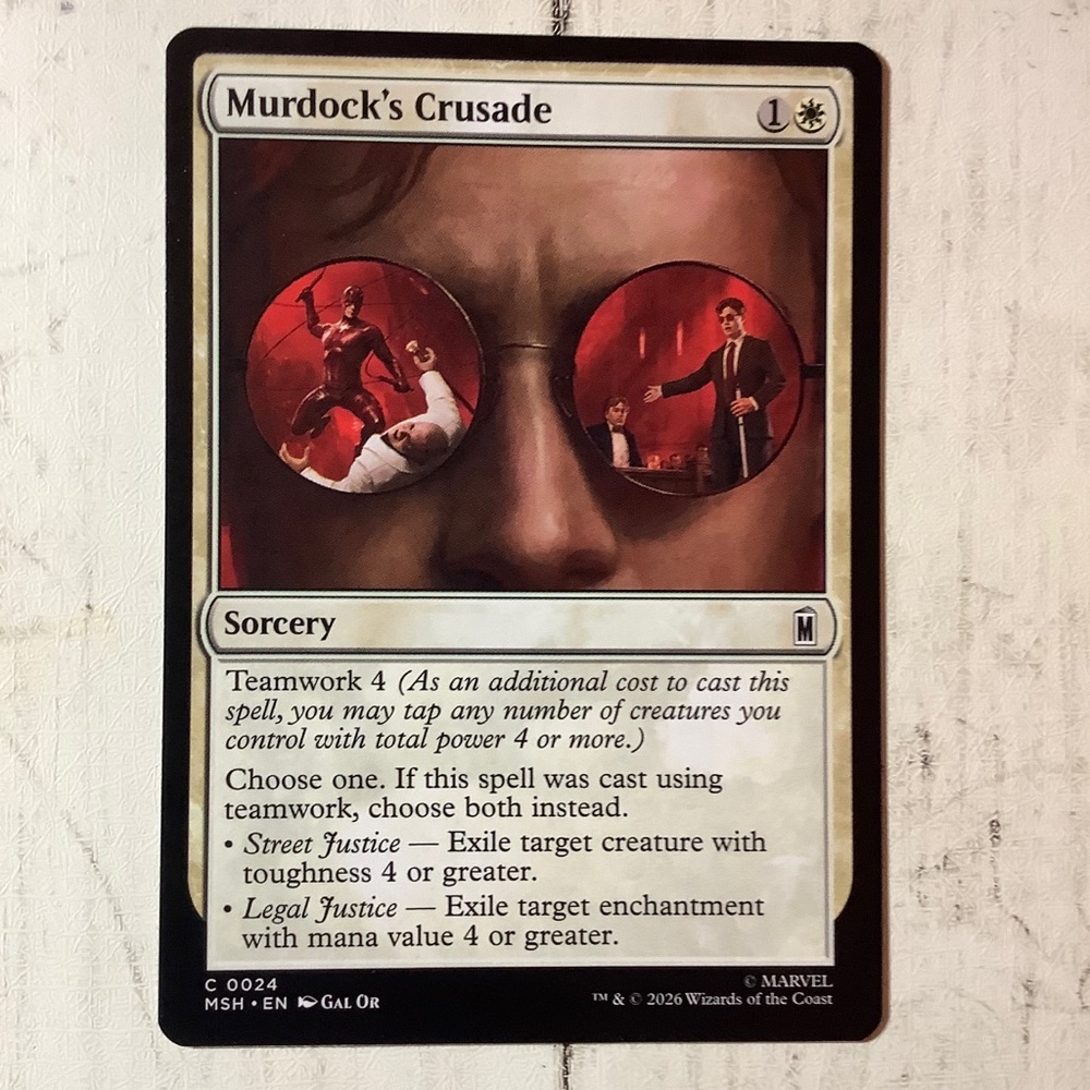 Murdock's Crusade MSH NM MTG